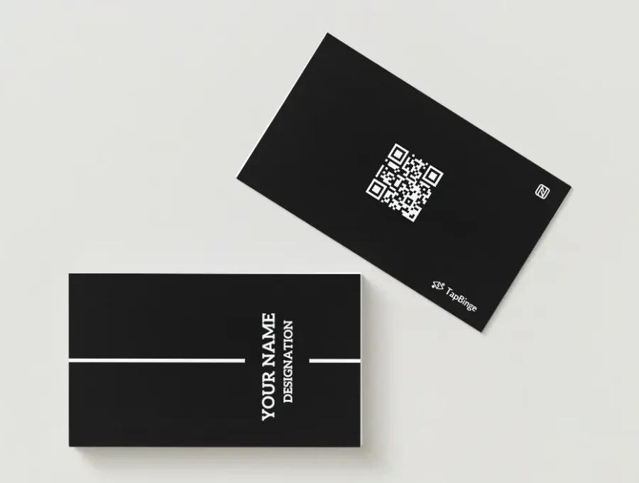 Black & White NFC Business Card