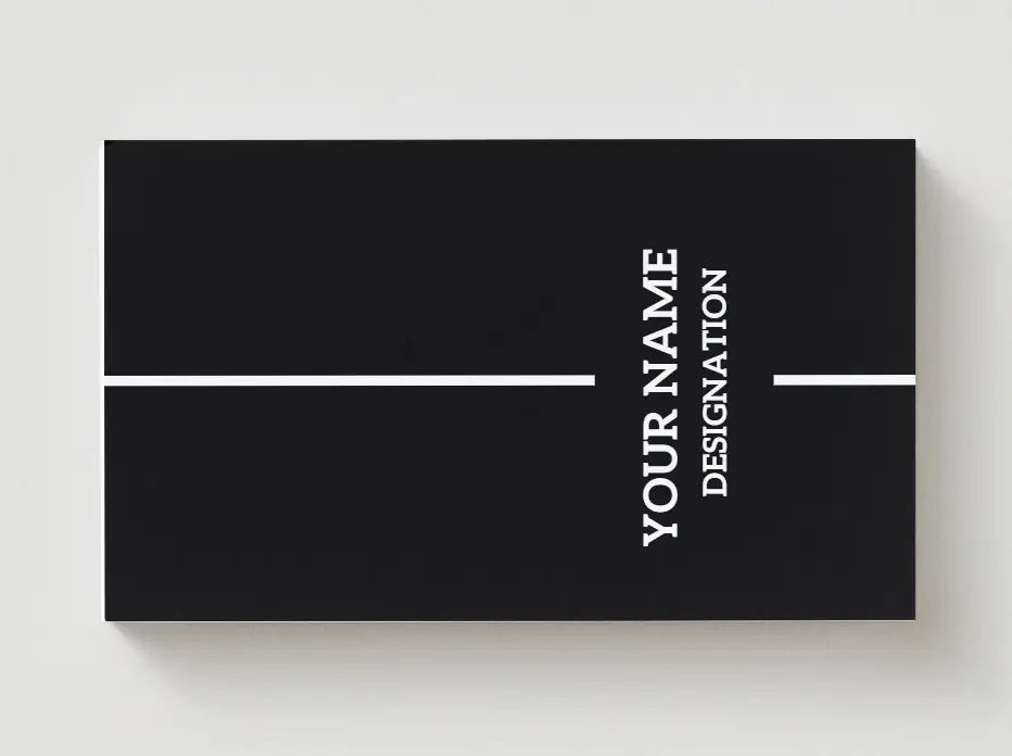 Black-background with white strip design5 Best NFC Card Maker in Delhi