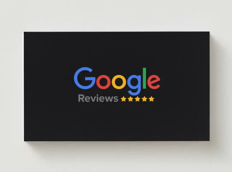 Black Google Review Card