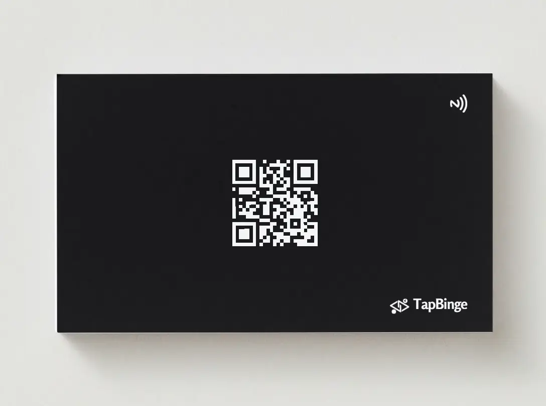 NFC Instagram Card NFC White Qr Code